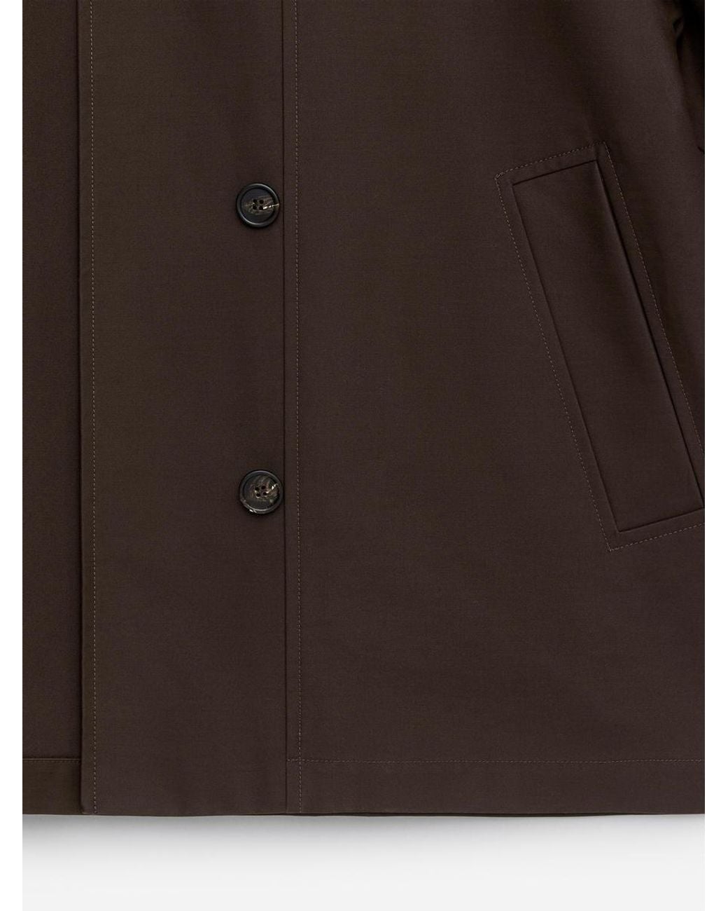 ARKET White Corduroy-Collar Jacket