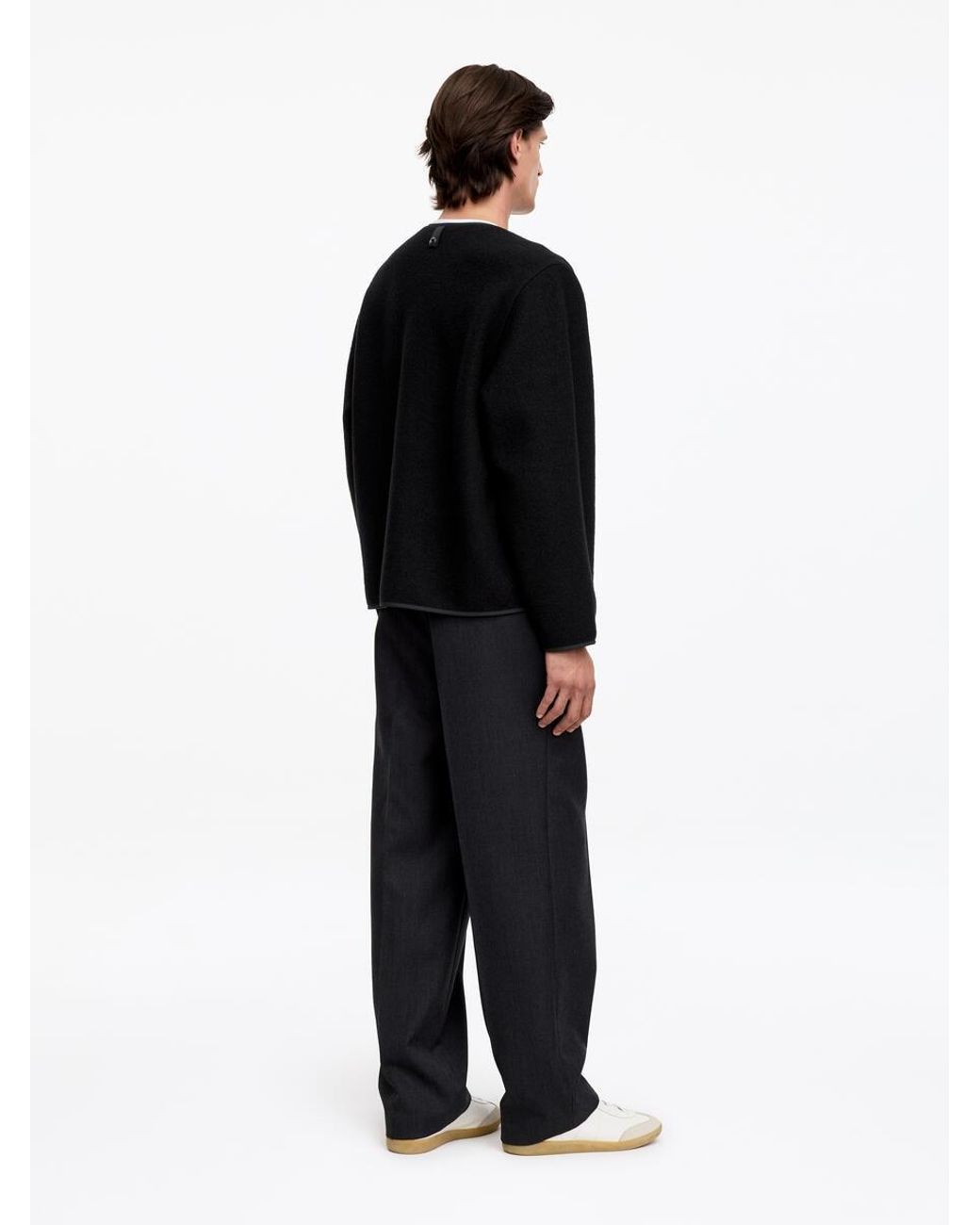 ARKET Black Wool Liner Jacket for men