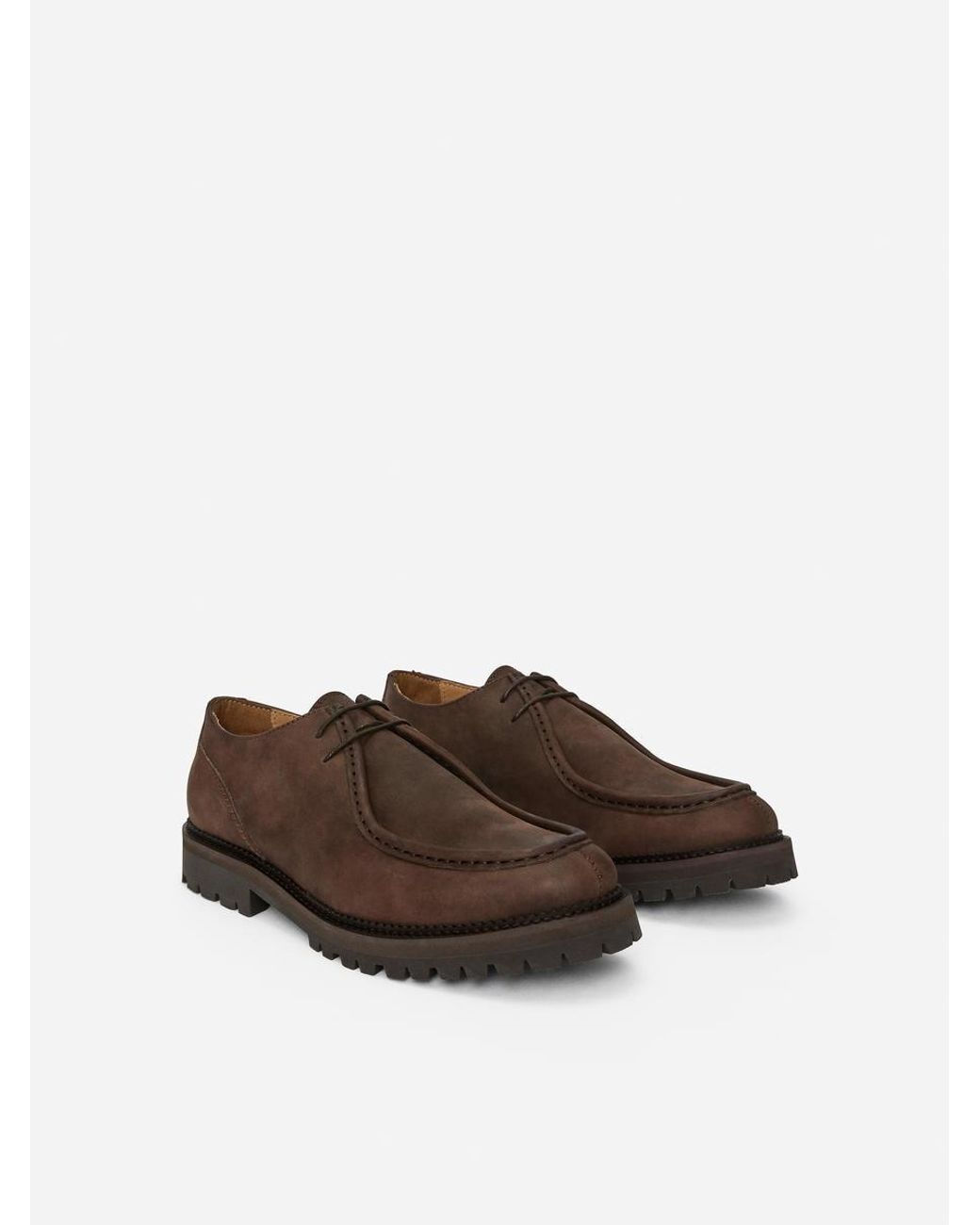 ARKET Natural Moc-Toe Leather Shoes for men