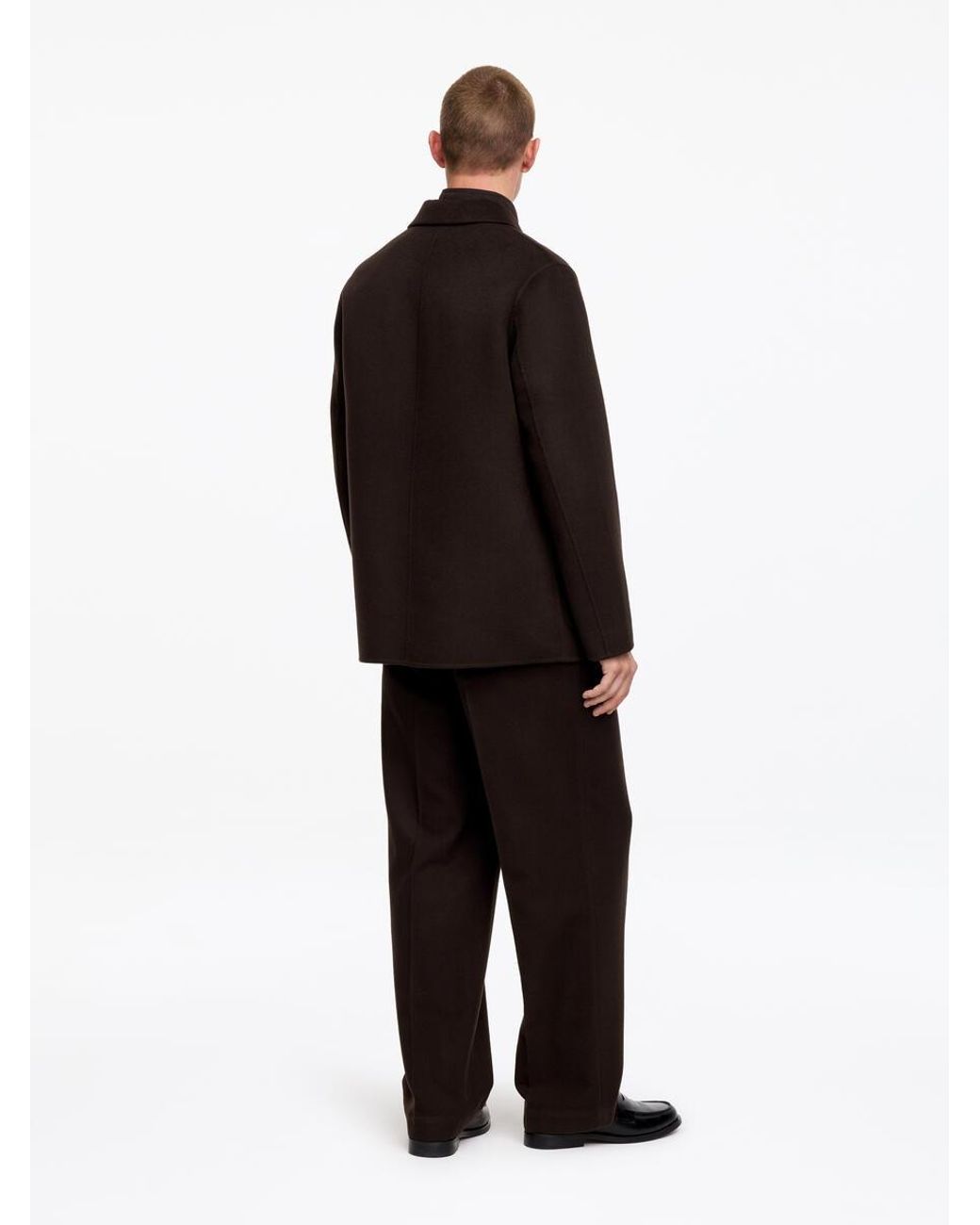 ARKET Black Wool Doublé Blazer for men