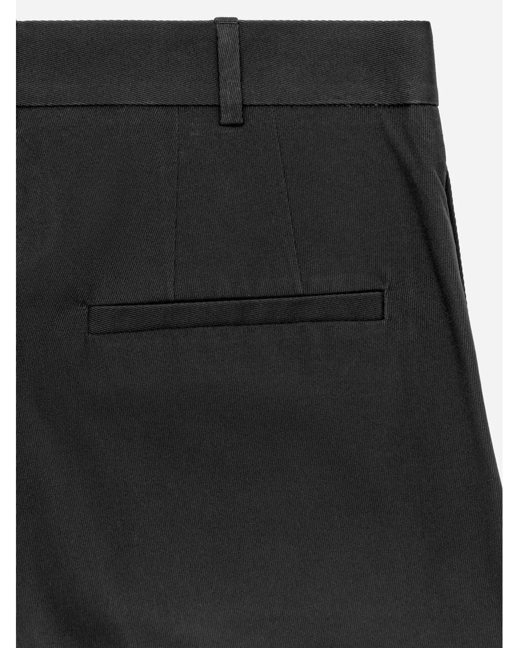 ARKET Blue Relaxed Cotton Twill Trousers for men