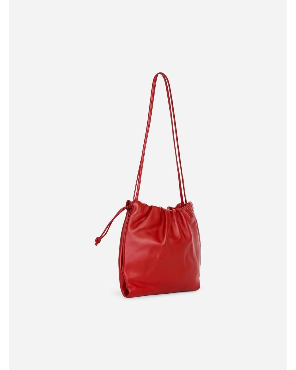 ARKET Small Gathered Leather Bag