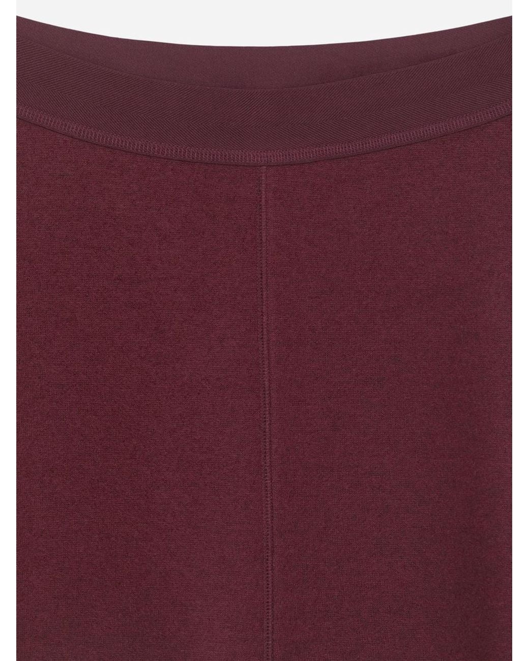 ARKET Red Doublé Wool-Blend Skirt