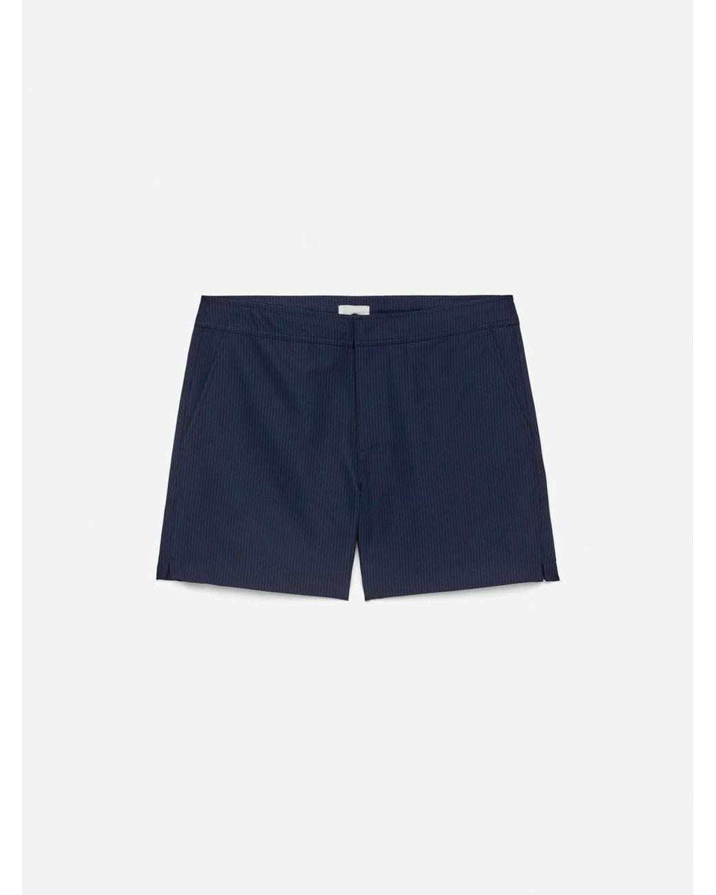 ARKET Blue Seersucker Swim Shorts for men