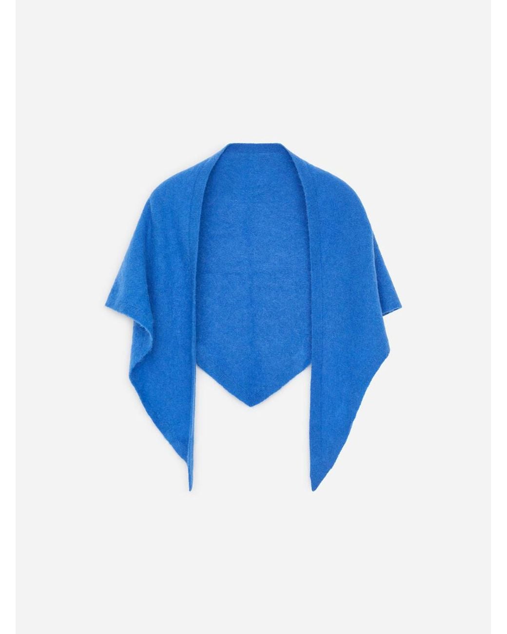 ARKET Blue Alpaca-Wool Blend Scarf