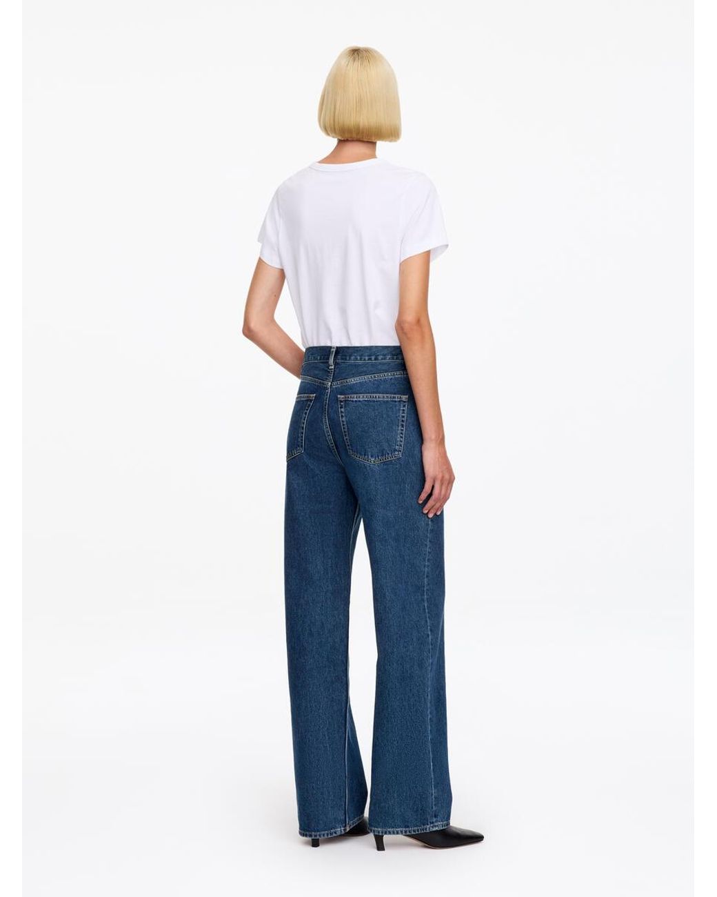 ARKET Blue Coral Wide Jeans