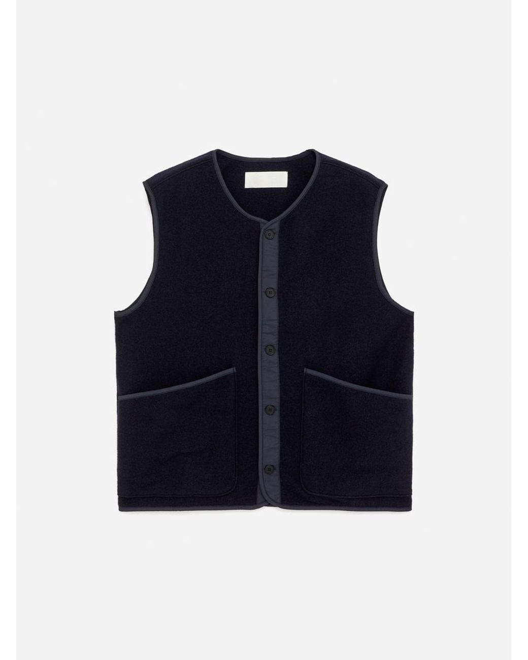 ARKET Black 2-In-1 Wool Vest for men