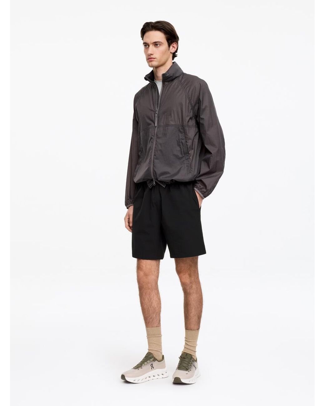 ARKET Black Active Sport Shorts for men