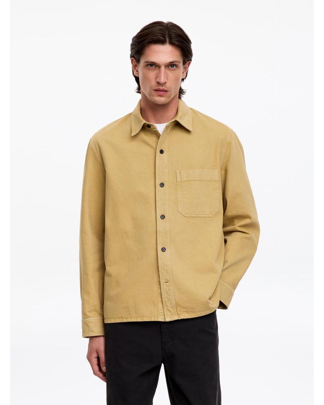 ARKET Metallic Twill Overshirt for men