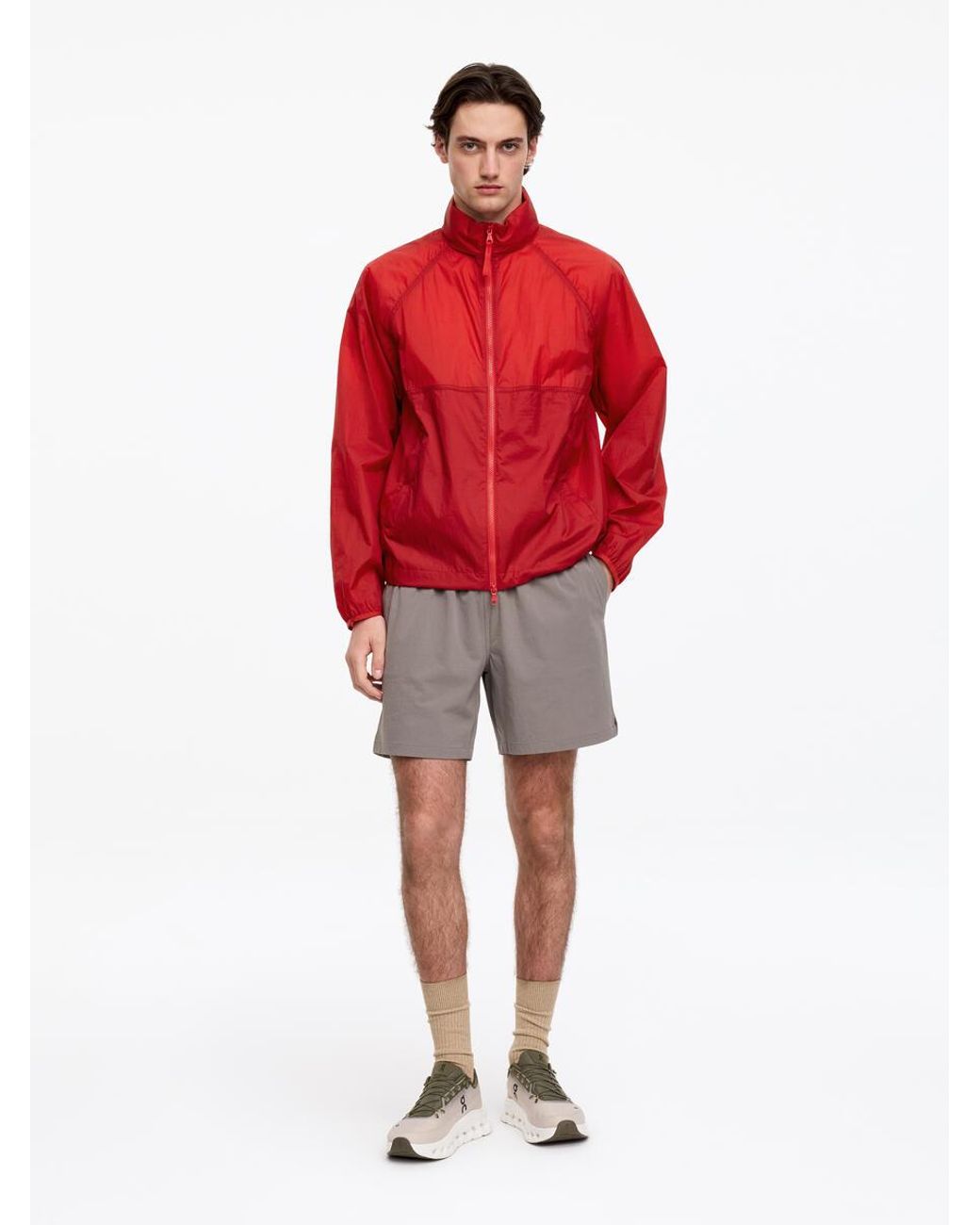 ARKET Red Active Windbreaker for men
