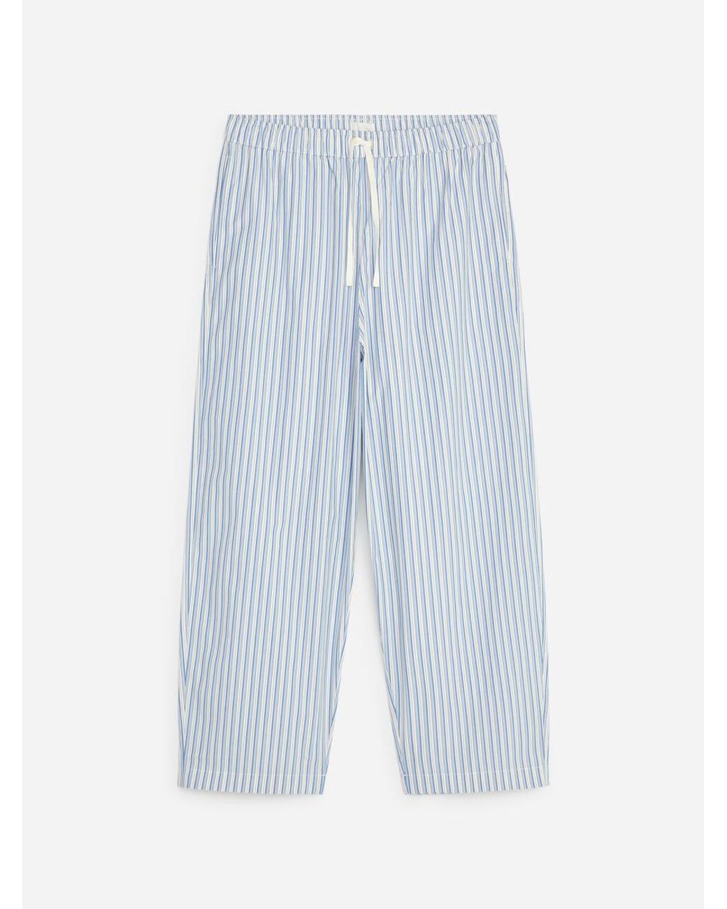 ARKET Blue Striped Pyjama Trousers for men