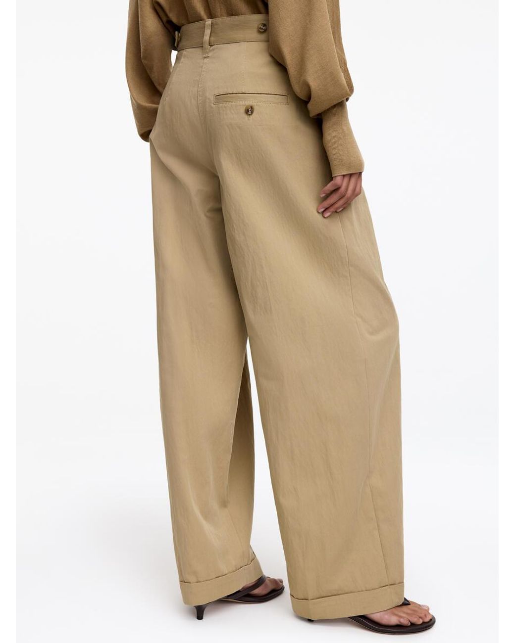 ARKET Natural Relaxed Chino Trousers