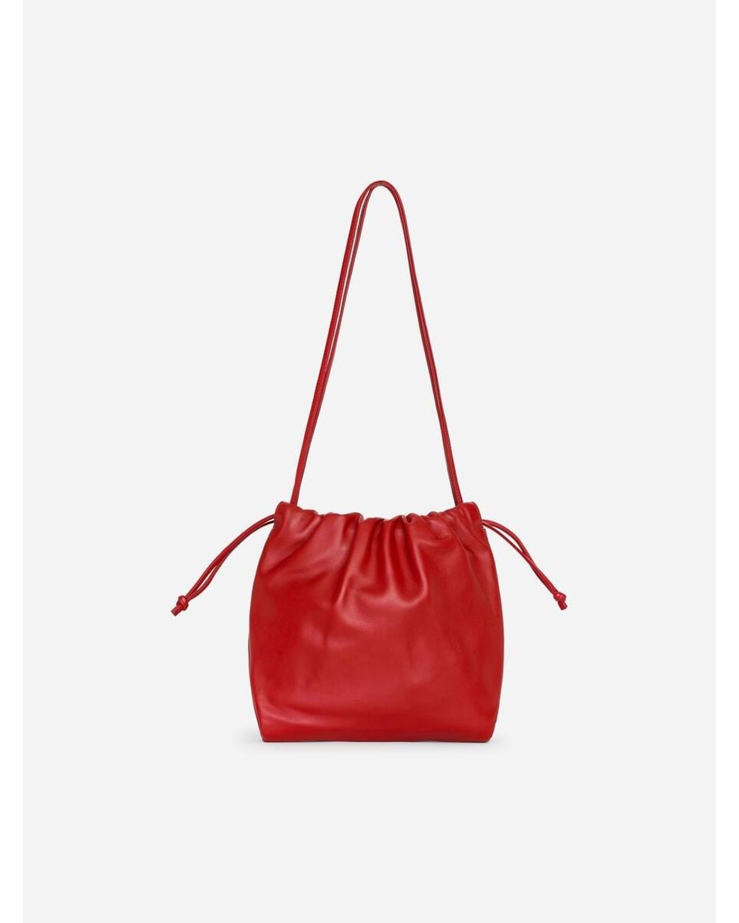 ARKET Small Gathered Leather Bag