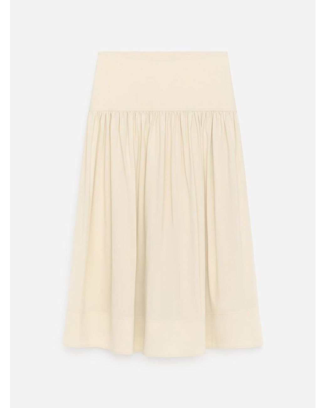 ARKET Natural A-Line Midi Skirt