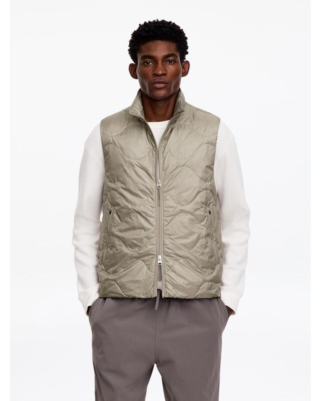 ARKET Natural Ultralight Down Vest for men