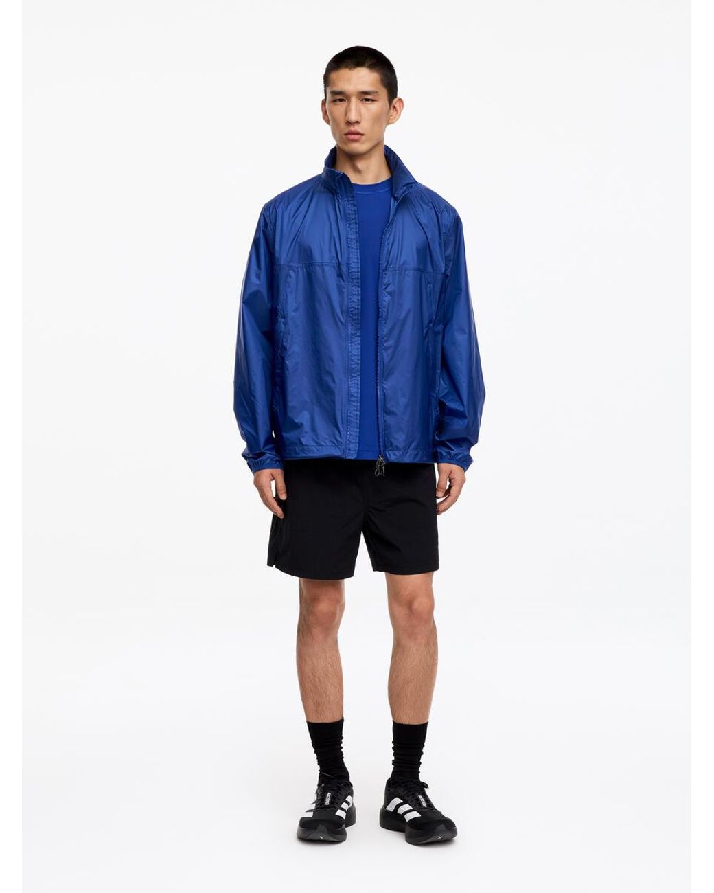 ARKET Blue Active Windbreaker for men