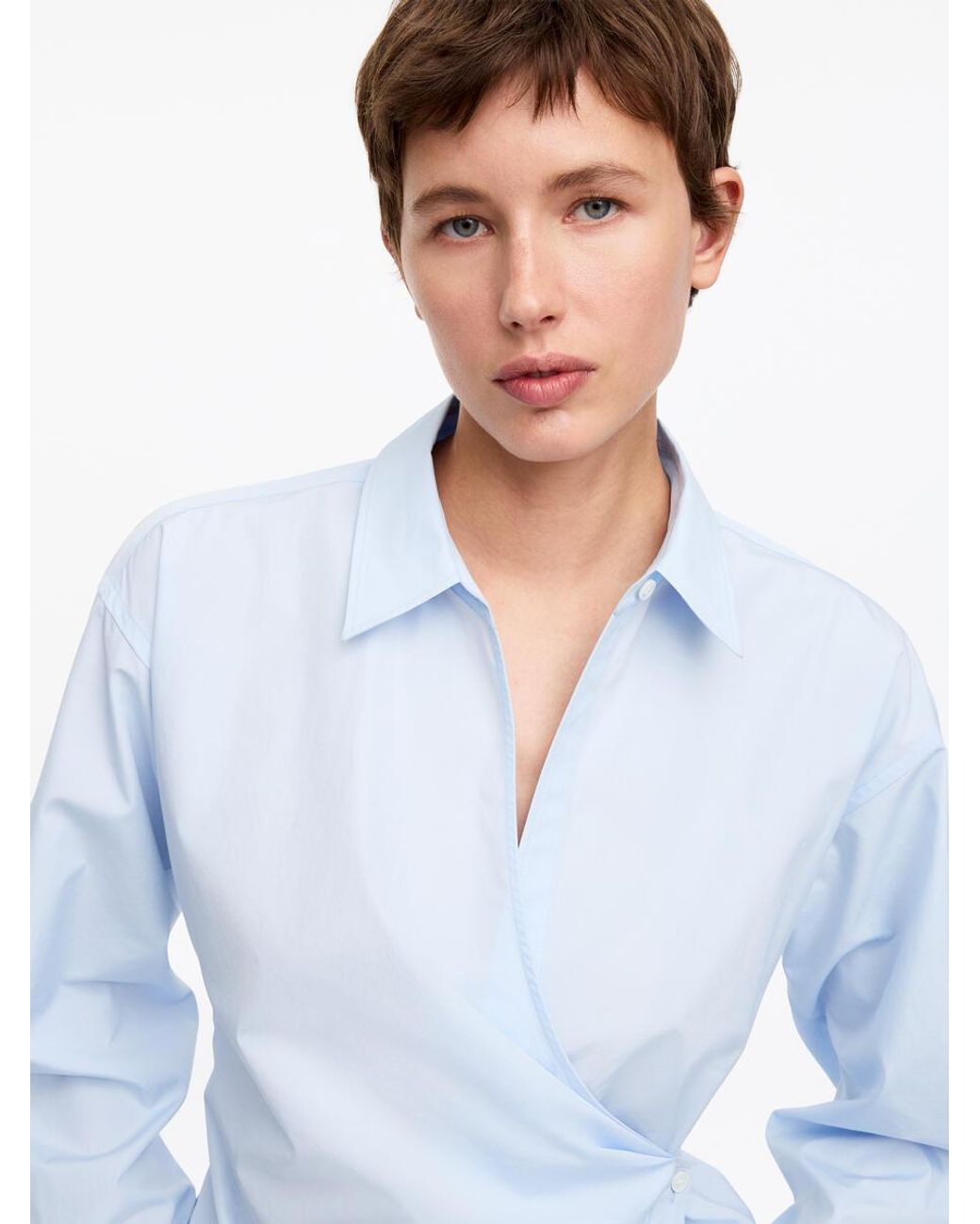 ARKET White Wrap Shirt