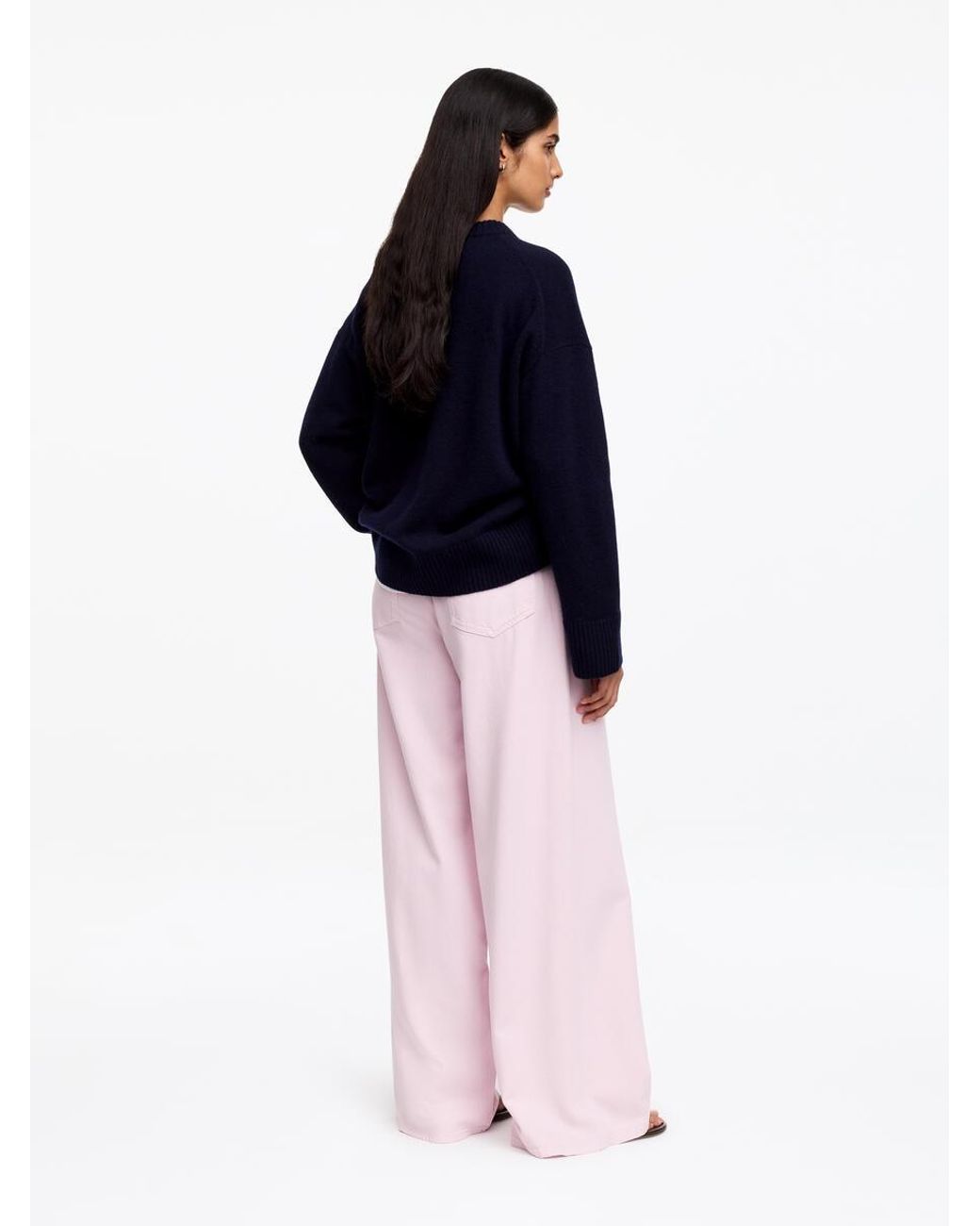 ARKET Blue Wide Trousers
