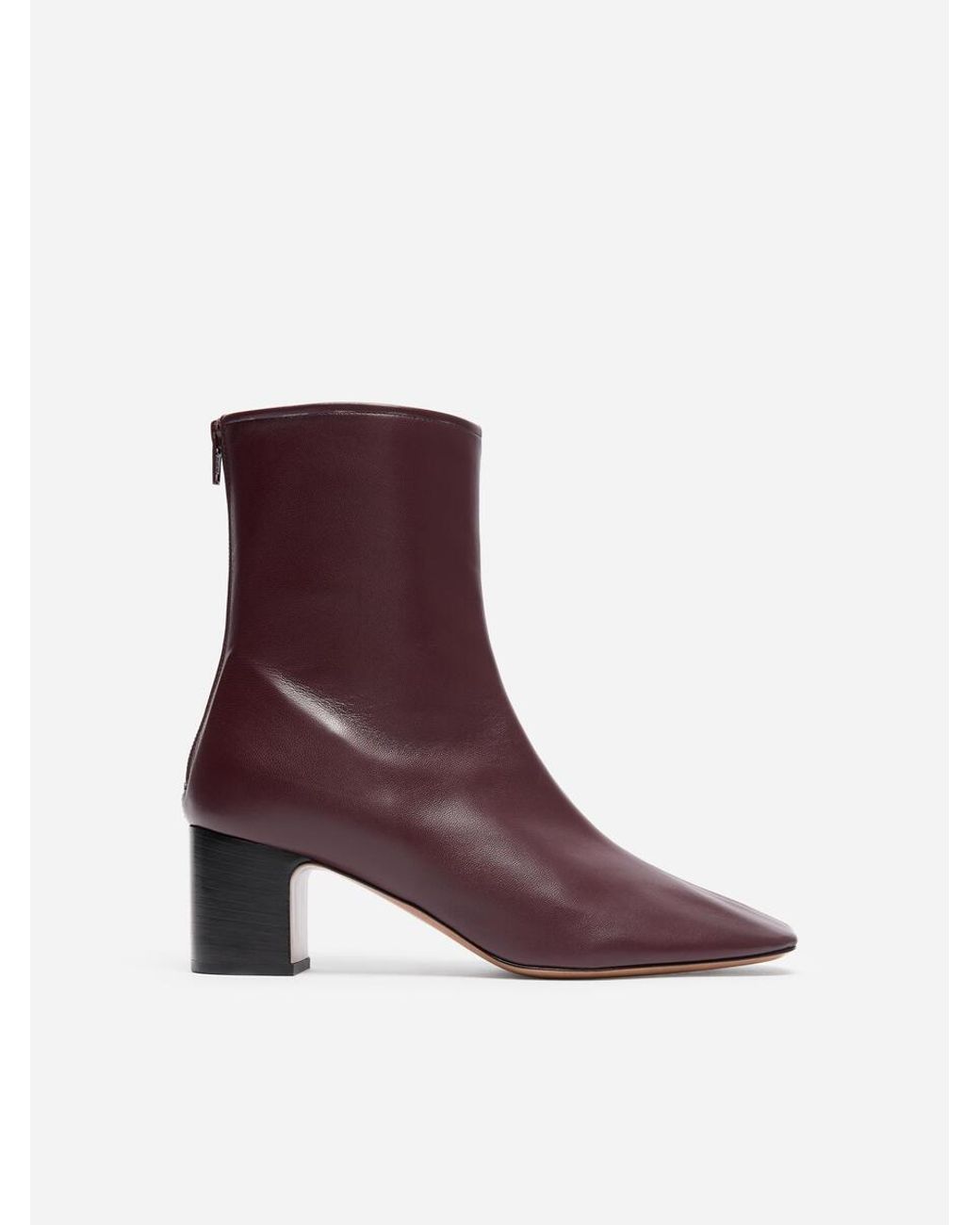 ARKET Blue Leather Sock Ankle Boots