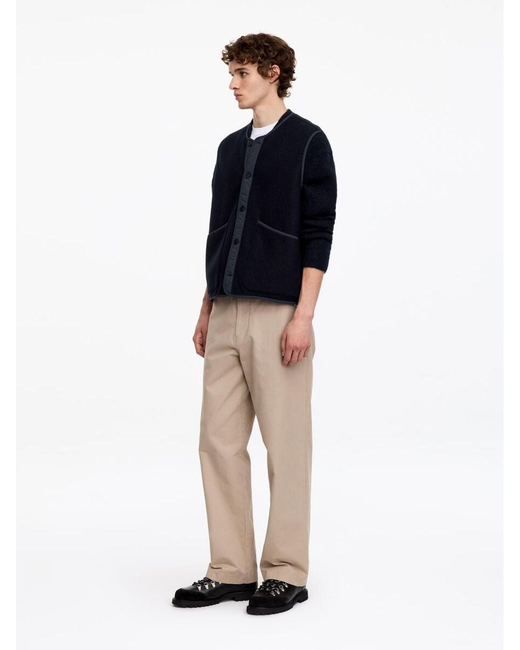 ARKET Black 2-In-1 Wool Vest for men