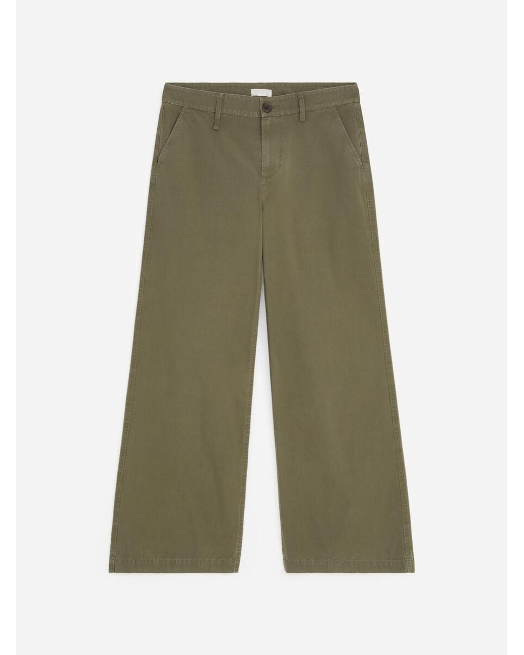 ARKET White Cotton Chino Trousers