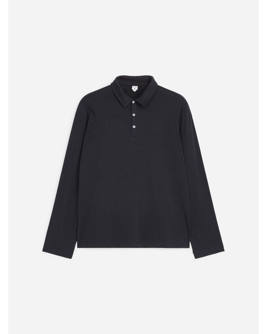 ARKET Blue Lightweight Polo Shirt for men