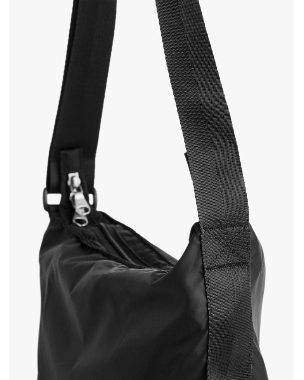 ARKET Black Packable Small Messenger Bag for men