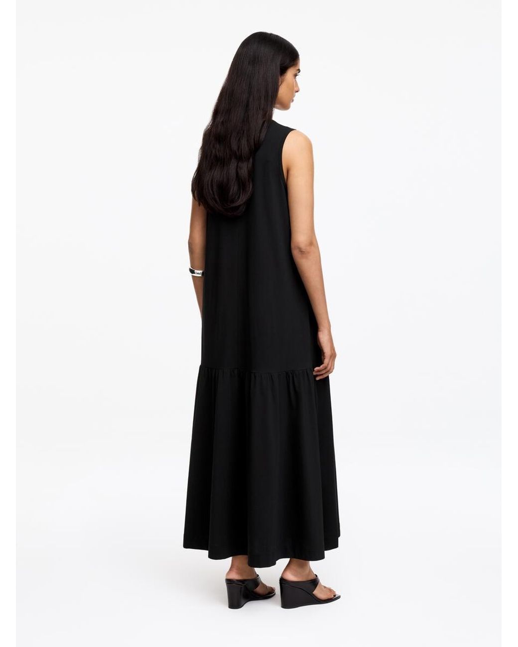 ARKET White Sleeveless Midi Dress