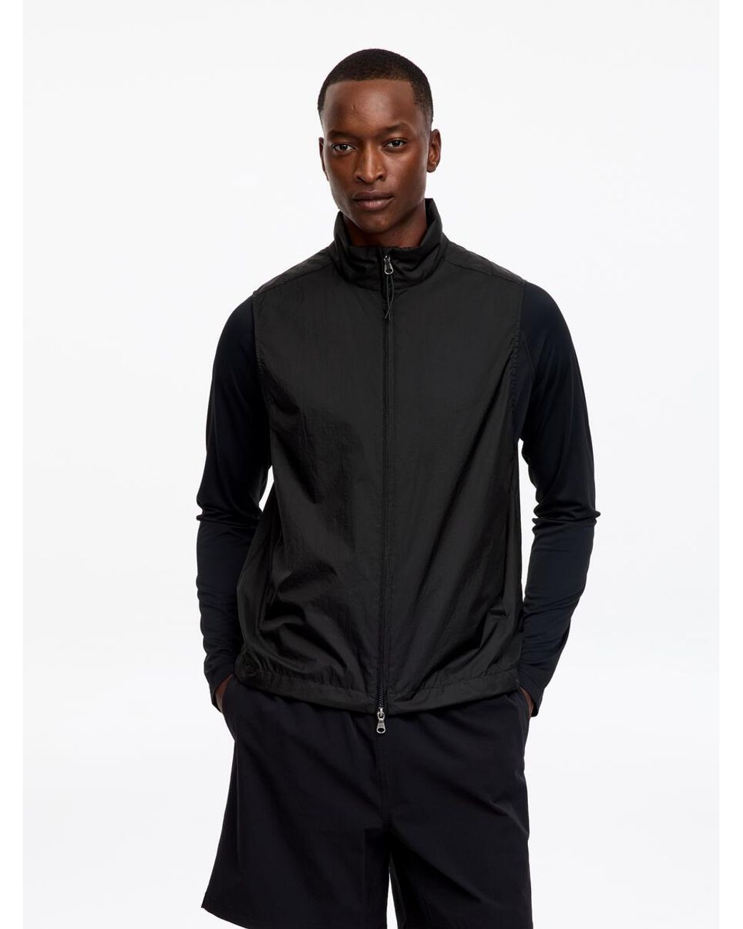 ARKET Black Active Trail Vest for men