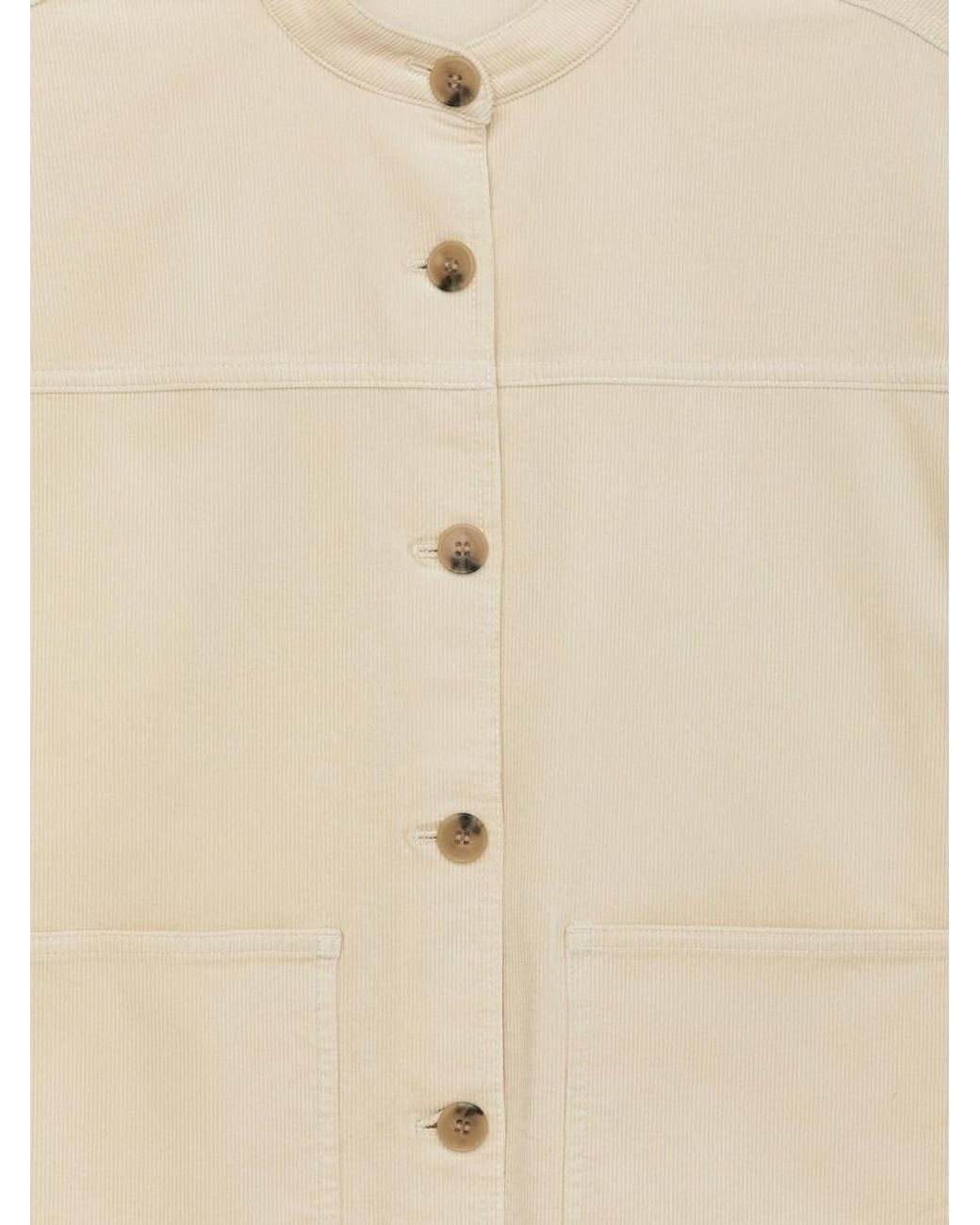 ARKET White Corduroy Overshirt