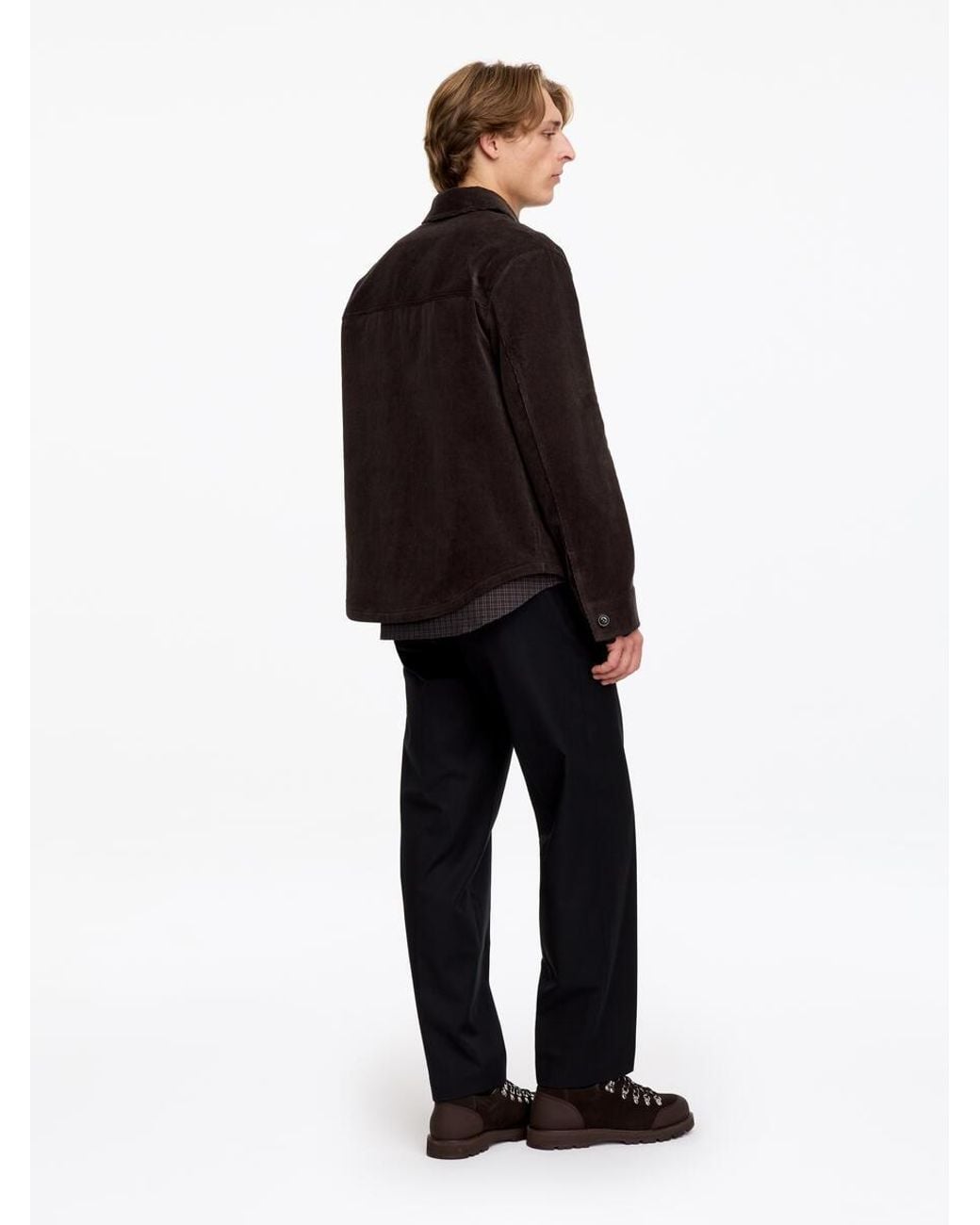 ARKET Black Needlecord Overshirt for men