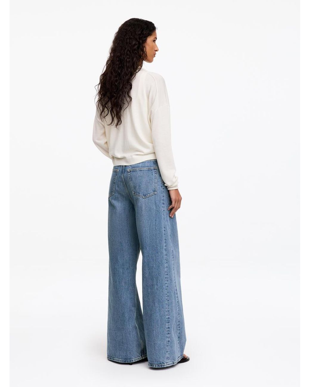 ARKET Blue Wide Jeans