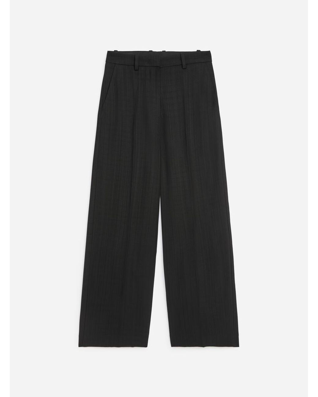 ARKET White Relaxed Tailored Trousers
