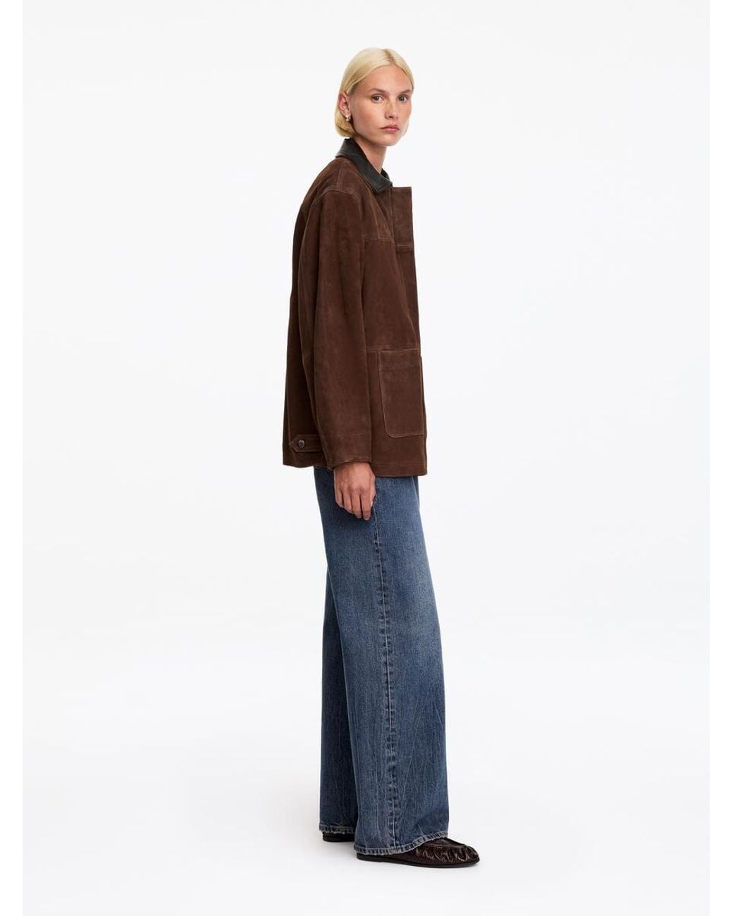 ARKET Brown Suede Jacket
