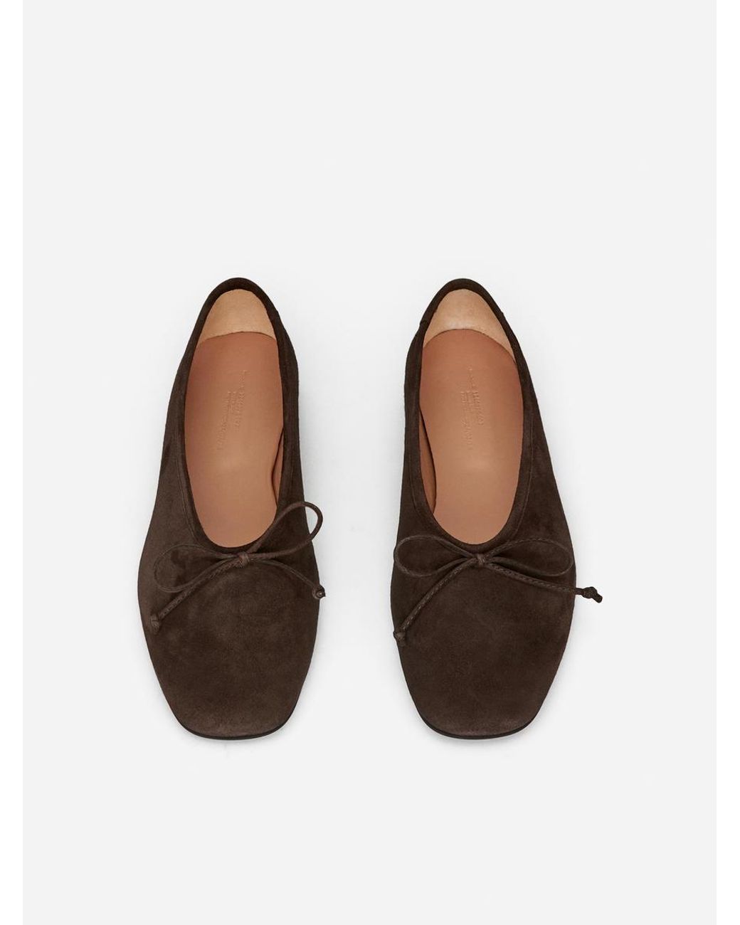 ARKET Black Velours-Ballerinas