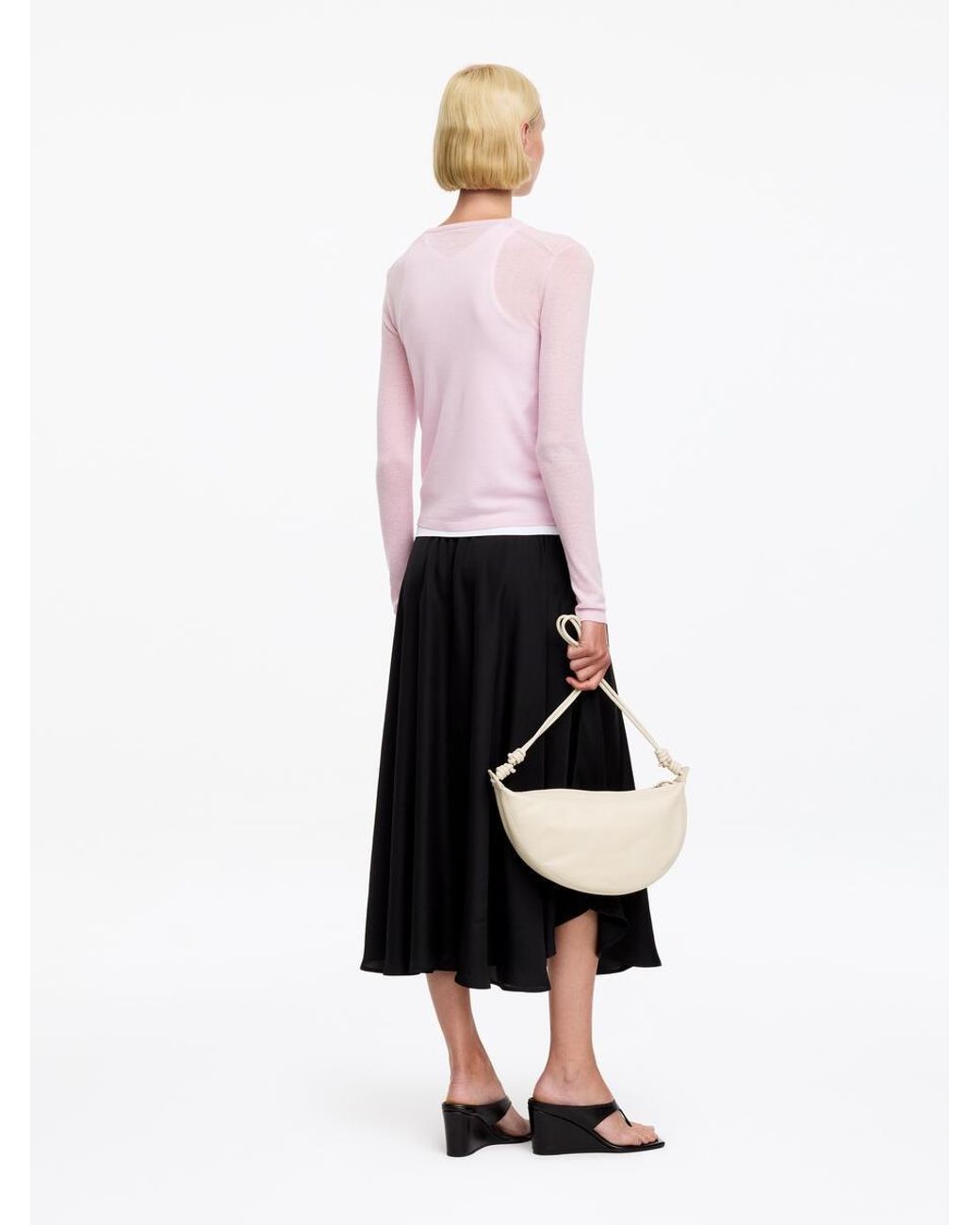 ARKET White Pure Cashmere Jumper