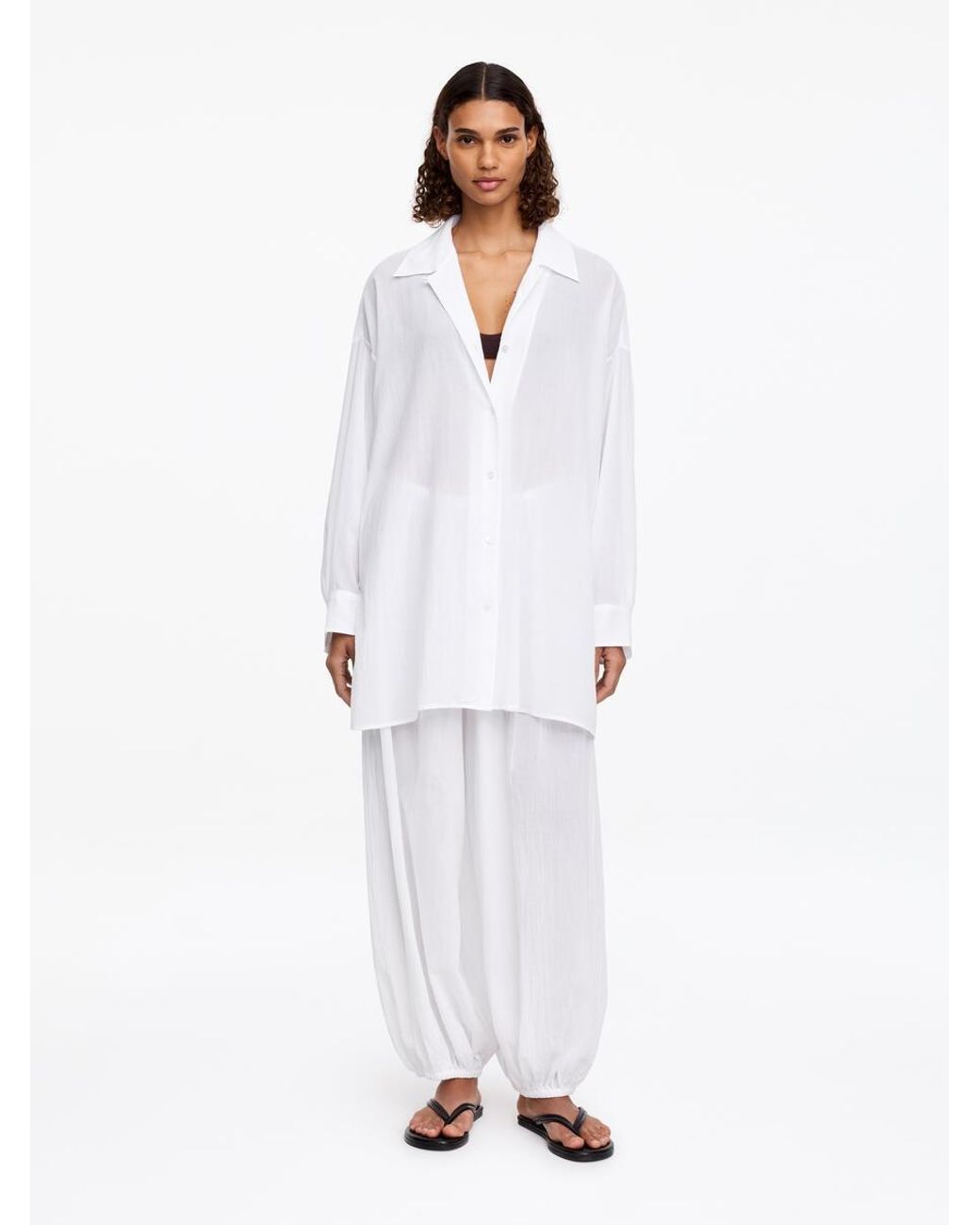 ARKET White Elongated Shirt