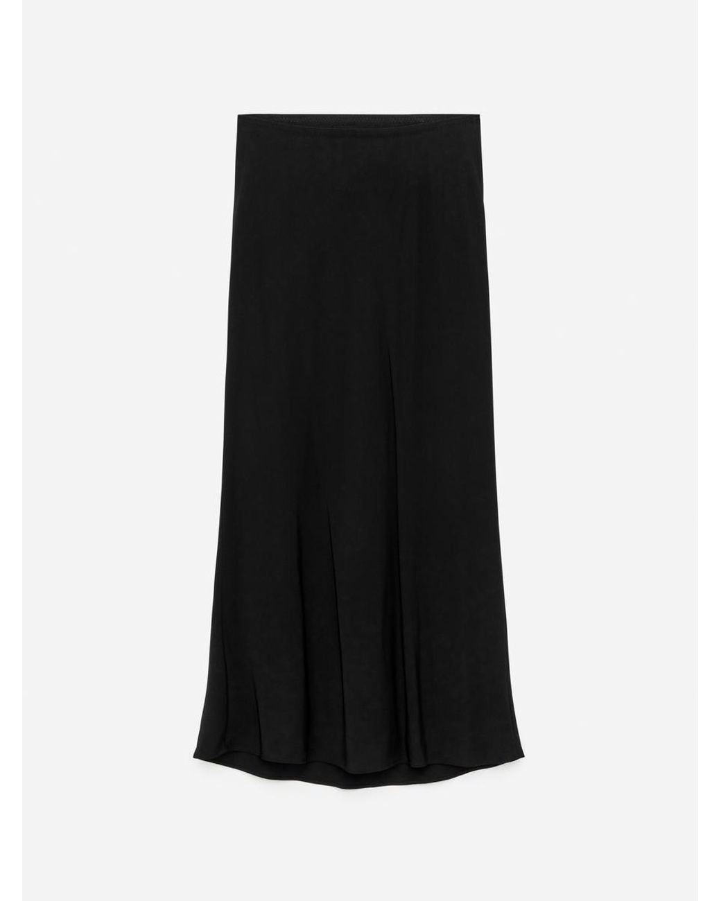 ARKET Black Drape Maxi Skirt