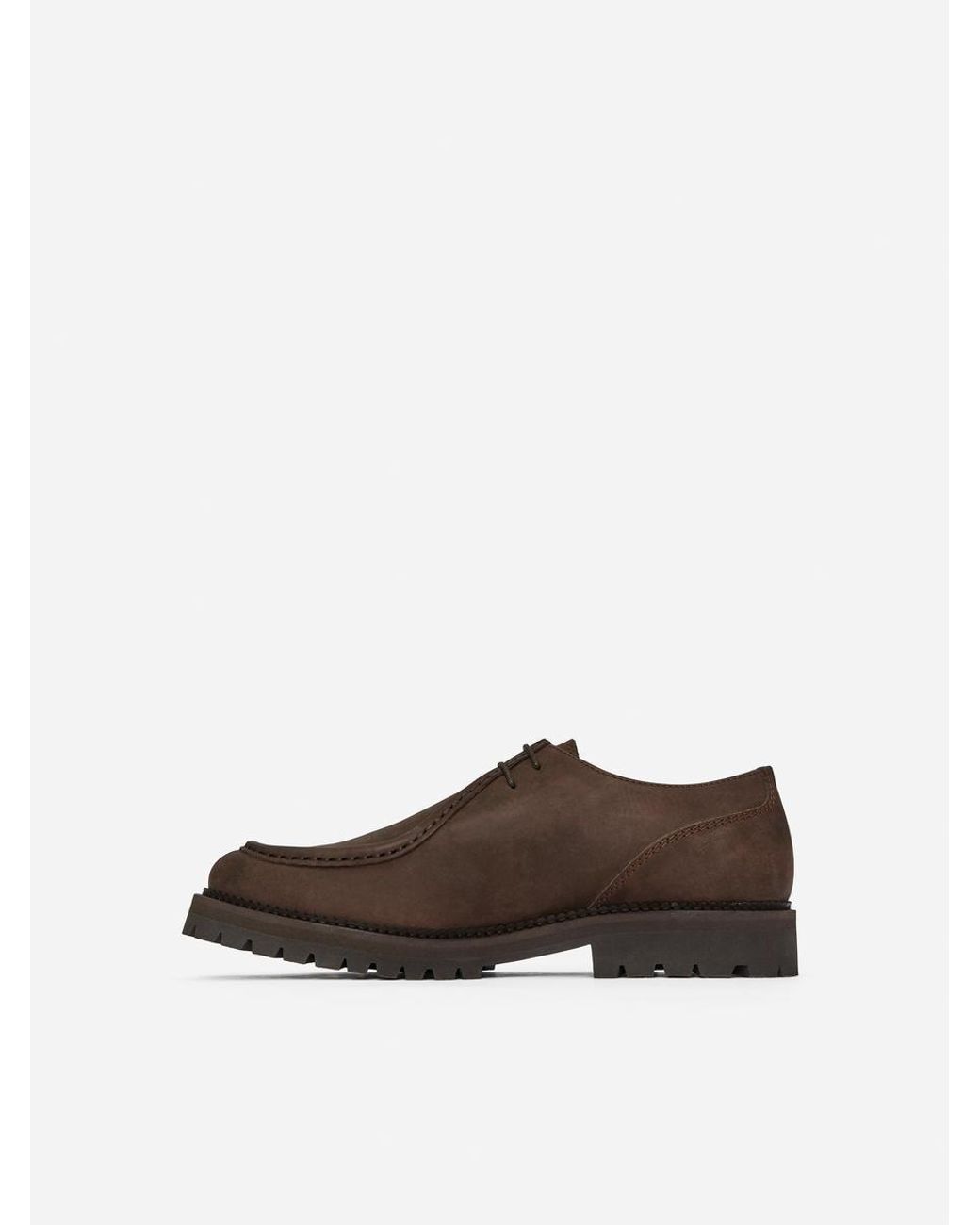 ARKET Natural Moc-Toe Leather Shoes for men