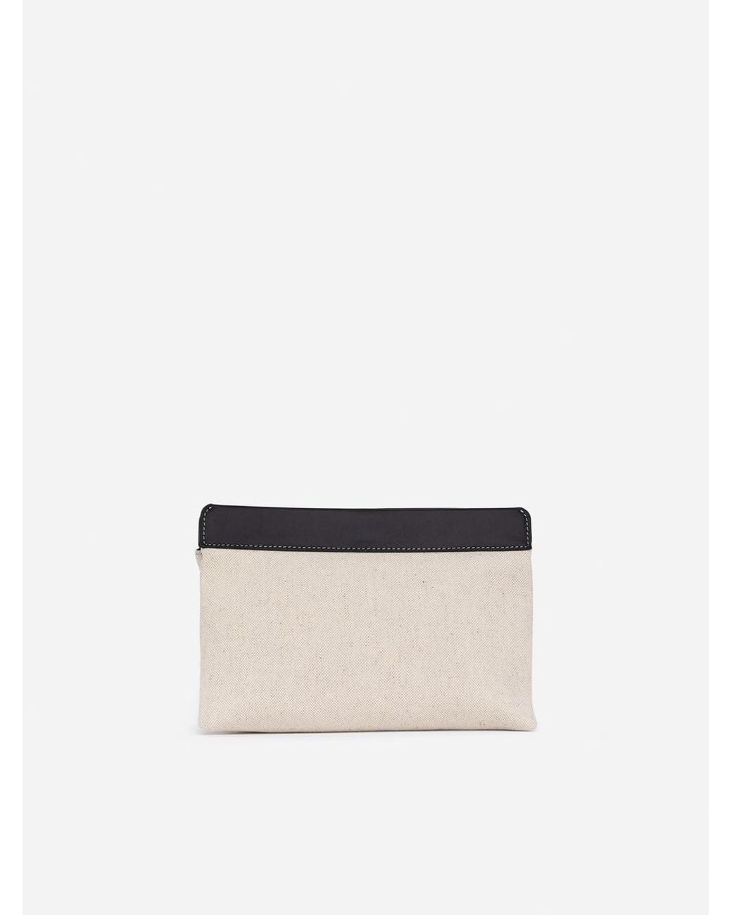 ARKET White Canvas-Leather Bag