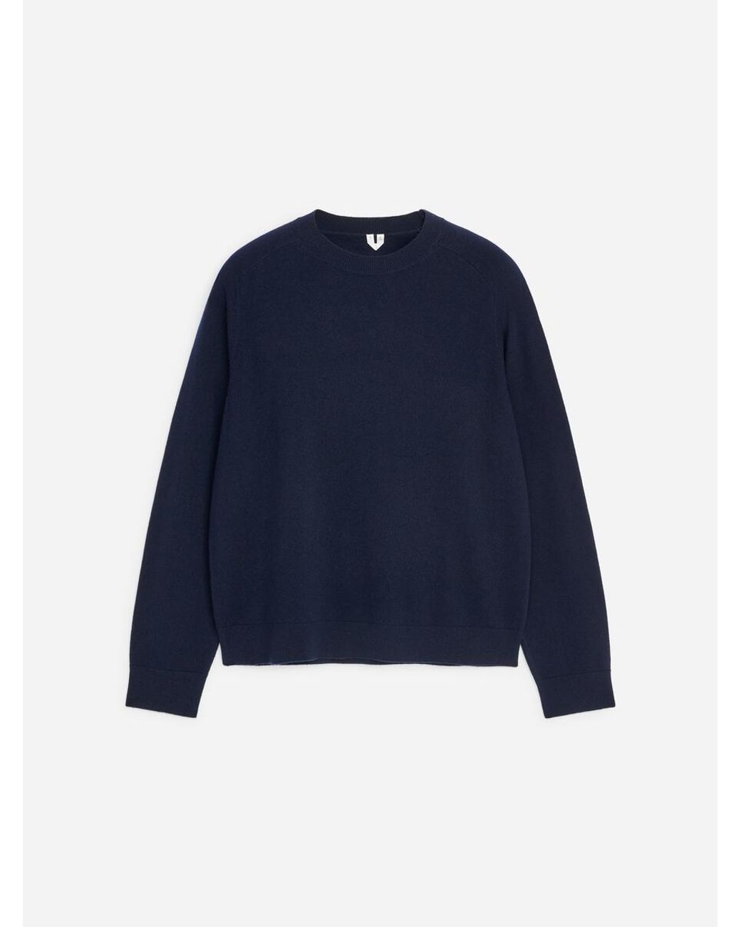 ARKET Blue Fine-Knit Wool Jumper for men