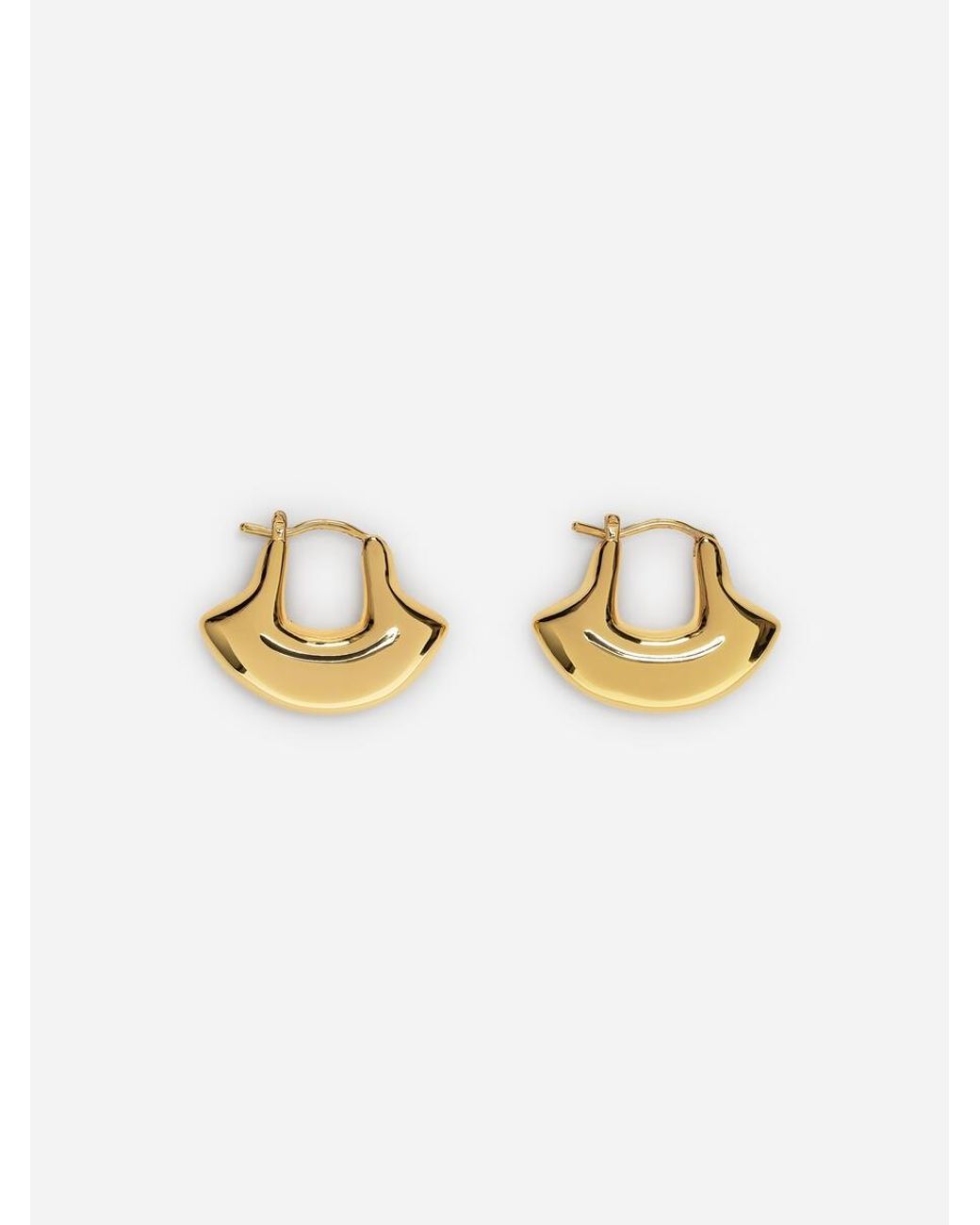 ARKET Black Plated Hoop Earrings