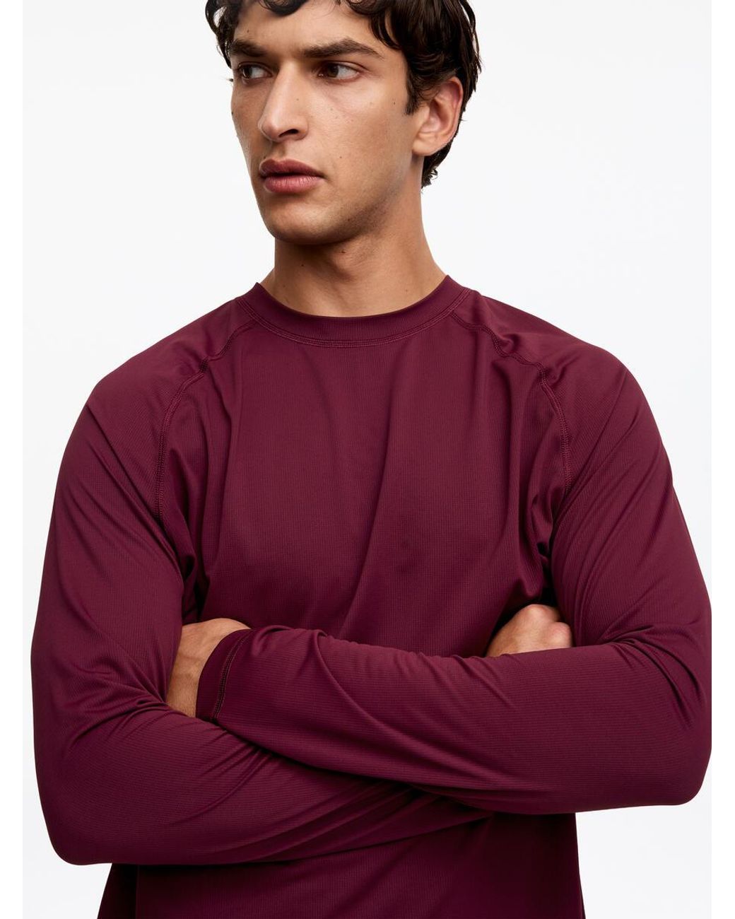 ARKET Red Active Long-Sleeve Top for men