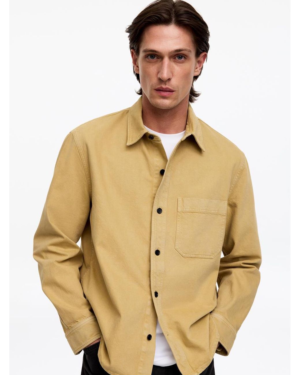 ARKET Metallic Twill Overshirt for men