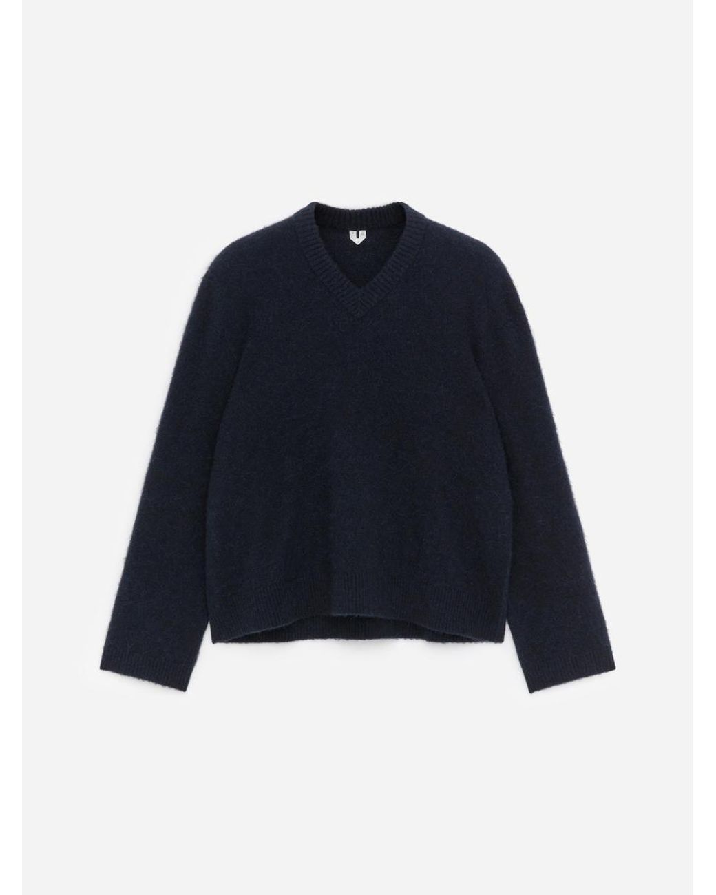 ARKET Blue Relaxed Alpaca Wool Blend Jumper for men