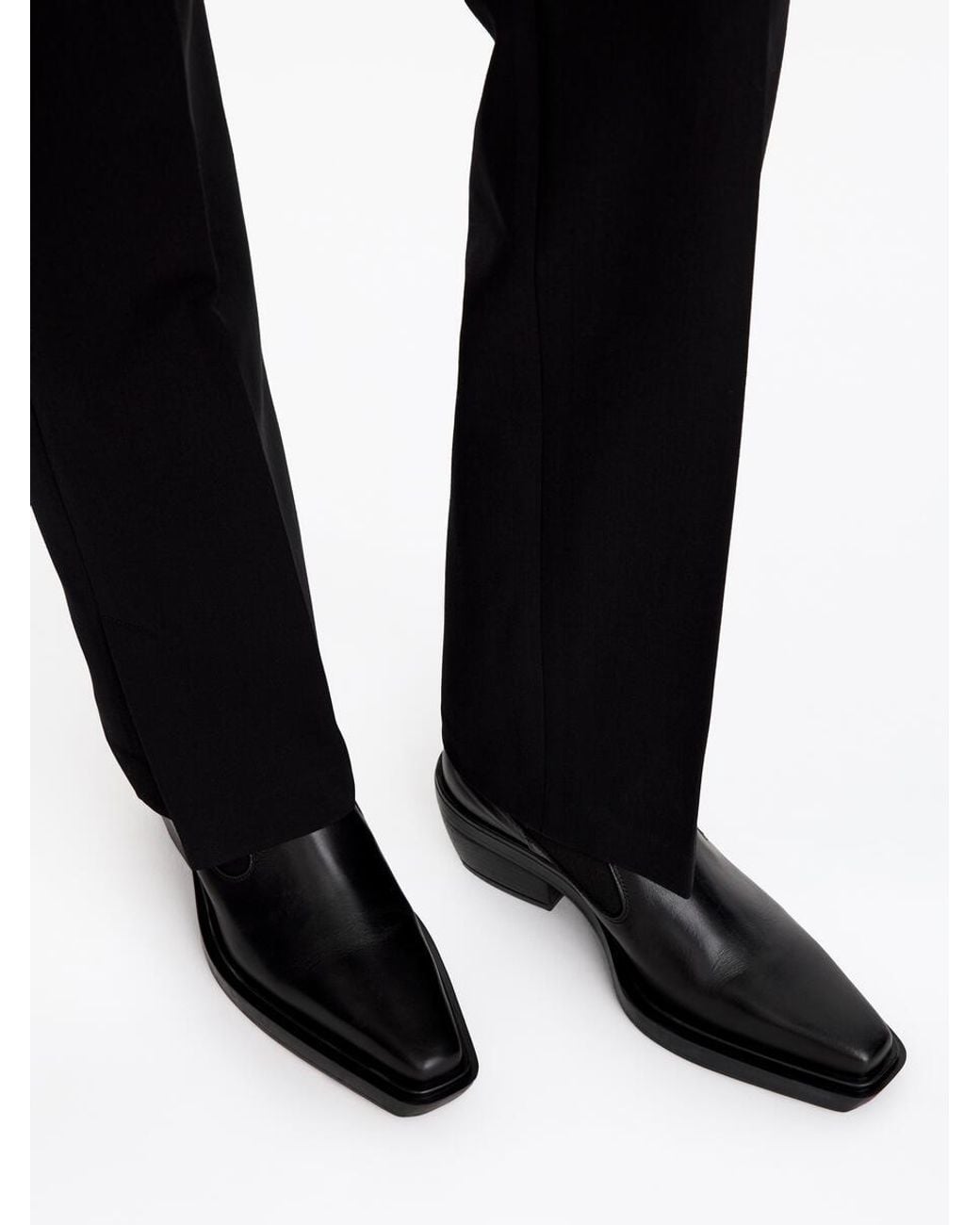 ARKET Black Leather Boots