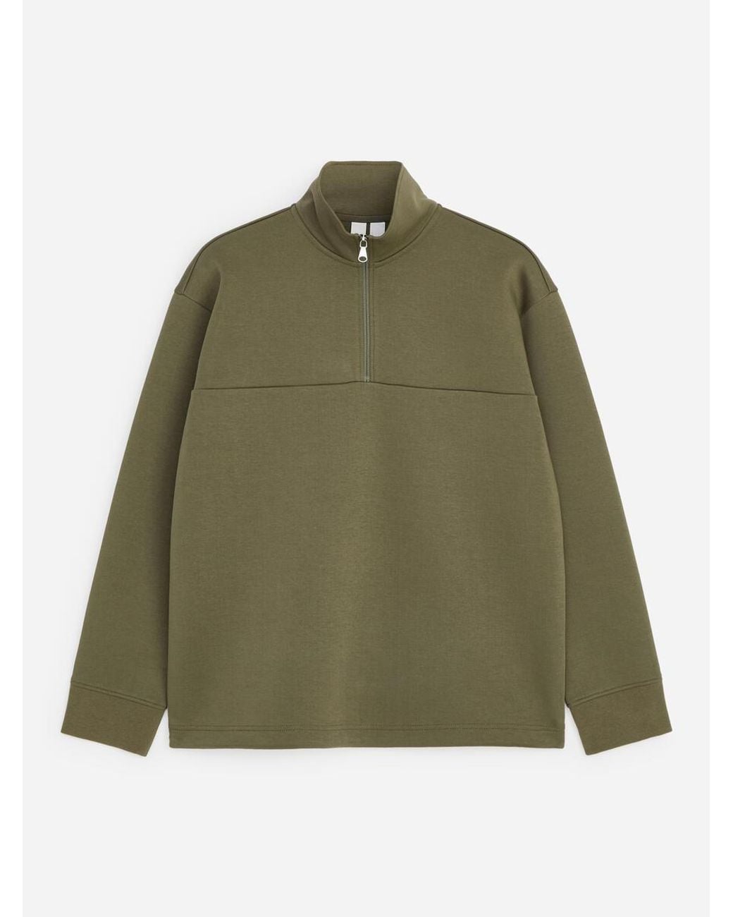 ARKET Green Active Sport Half-Zip for men