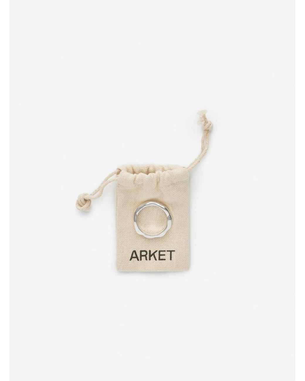 ARKET Black Ring for men