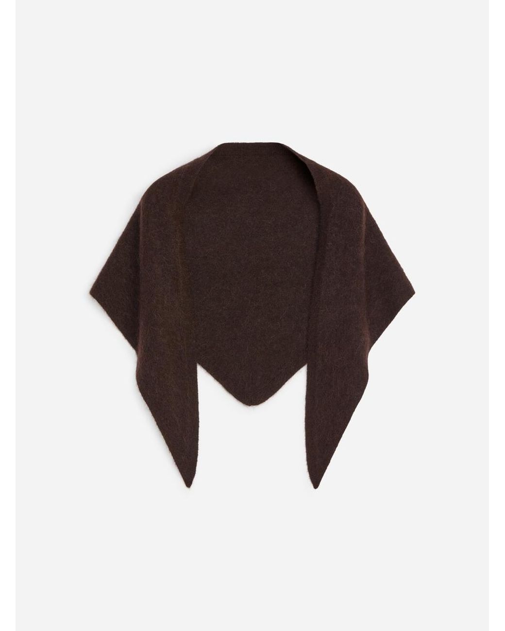 ARKET Brown Alpaca-Wool Blend Scarf