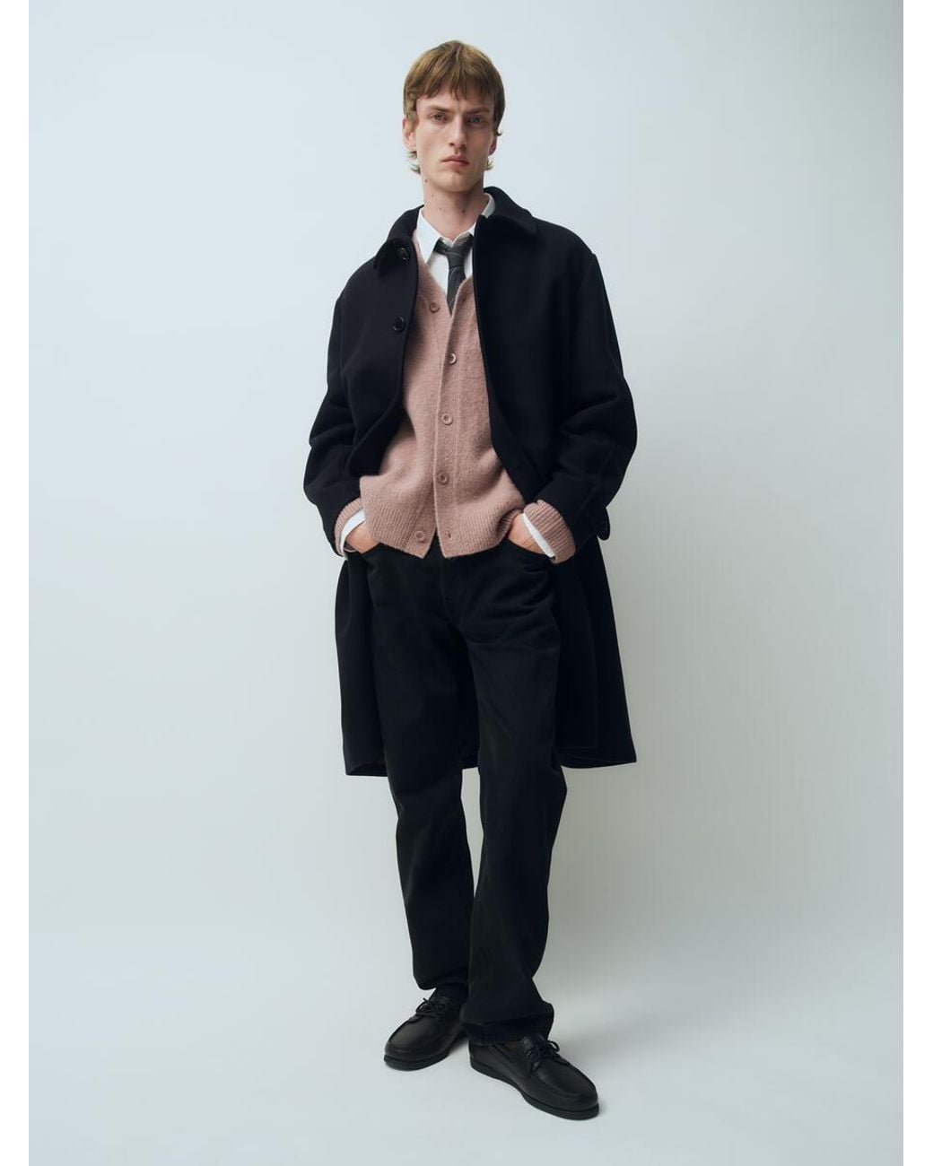 ARKET Pink Wool Blend Cardigan for men